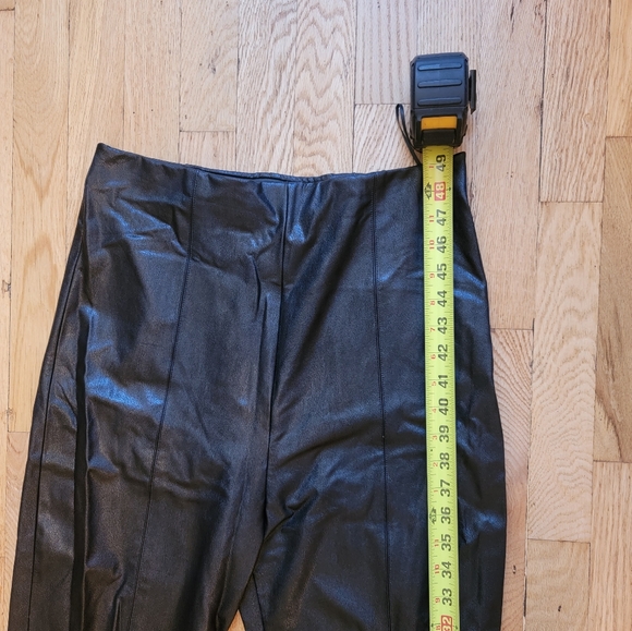Amanda Uprichard X REVOLVE Malta Faux Black Leather Pants Size Large NWOT - Picture 12 of 15